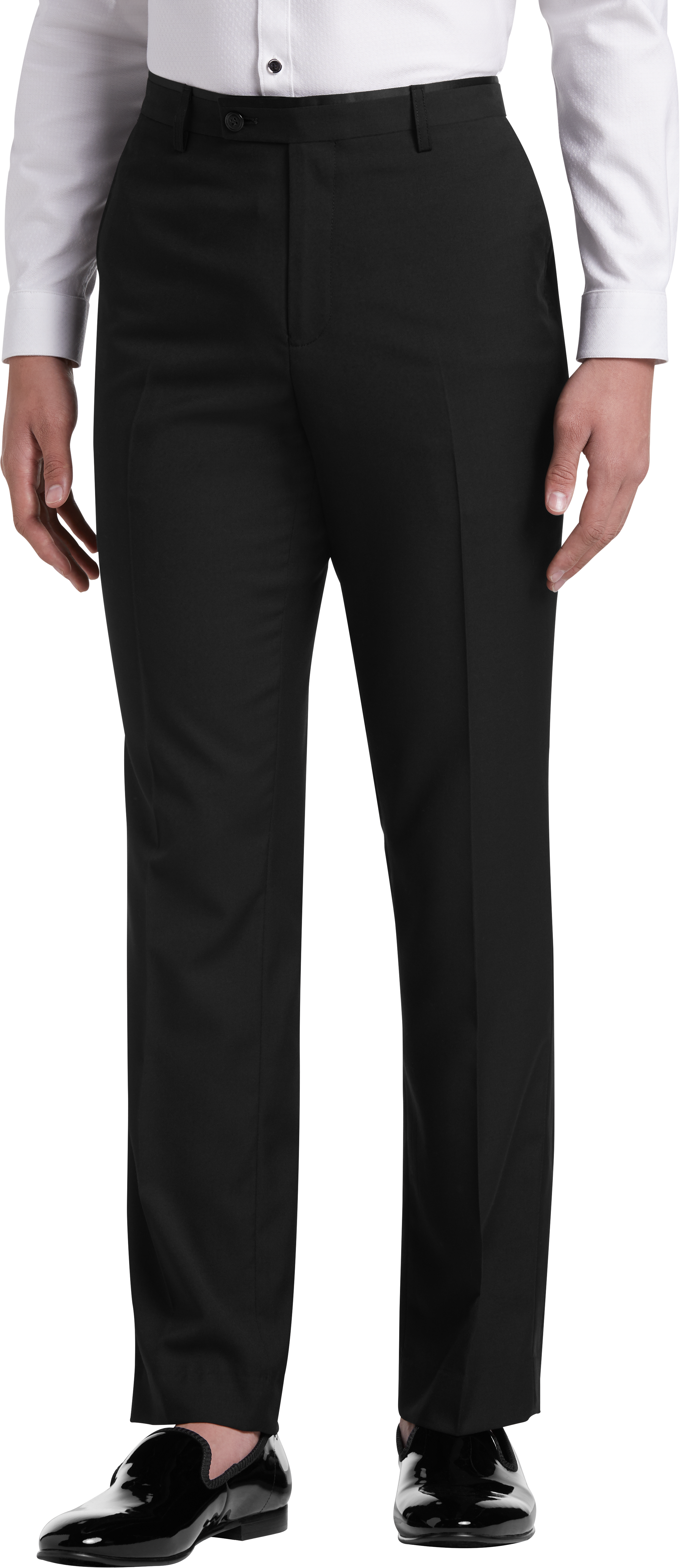 black mens dress pants