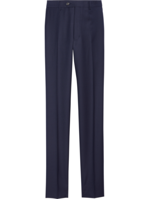 Men's Blue Classic & Modern Fit Dress Pants - Express
