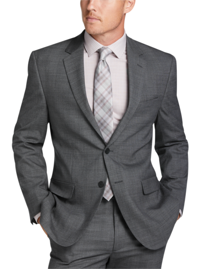 Kenneth cole charcoal suit top