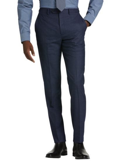 Straight Fit Suit Pants