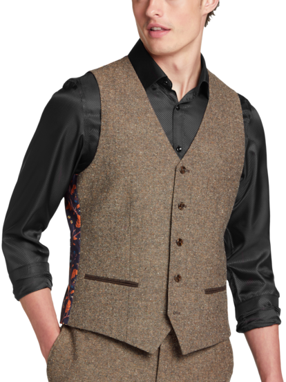 Paisley and gray vest discount