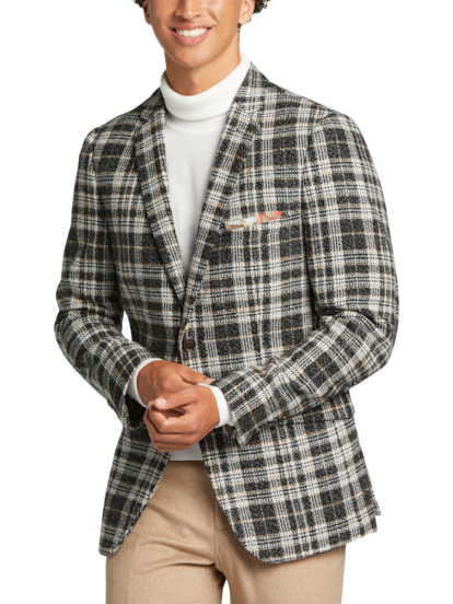 Plaid suit jacket online