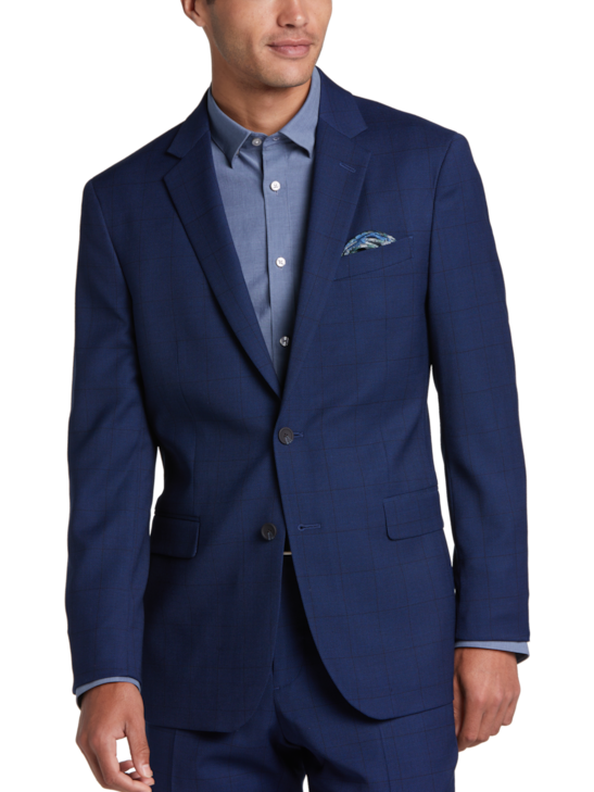 Awearness Kenneth Cole Awear-tech Slim Fit 2-piece Check Suit | Men's ...