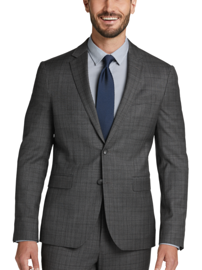 Awearness Kenneth Cole Awear tech Slim Fit 2 piece Plaid Suit Men s Moores Clothing
