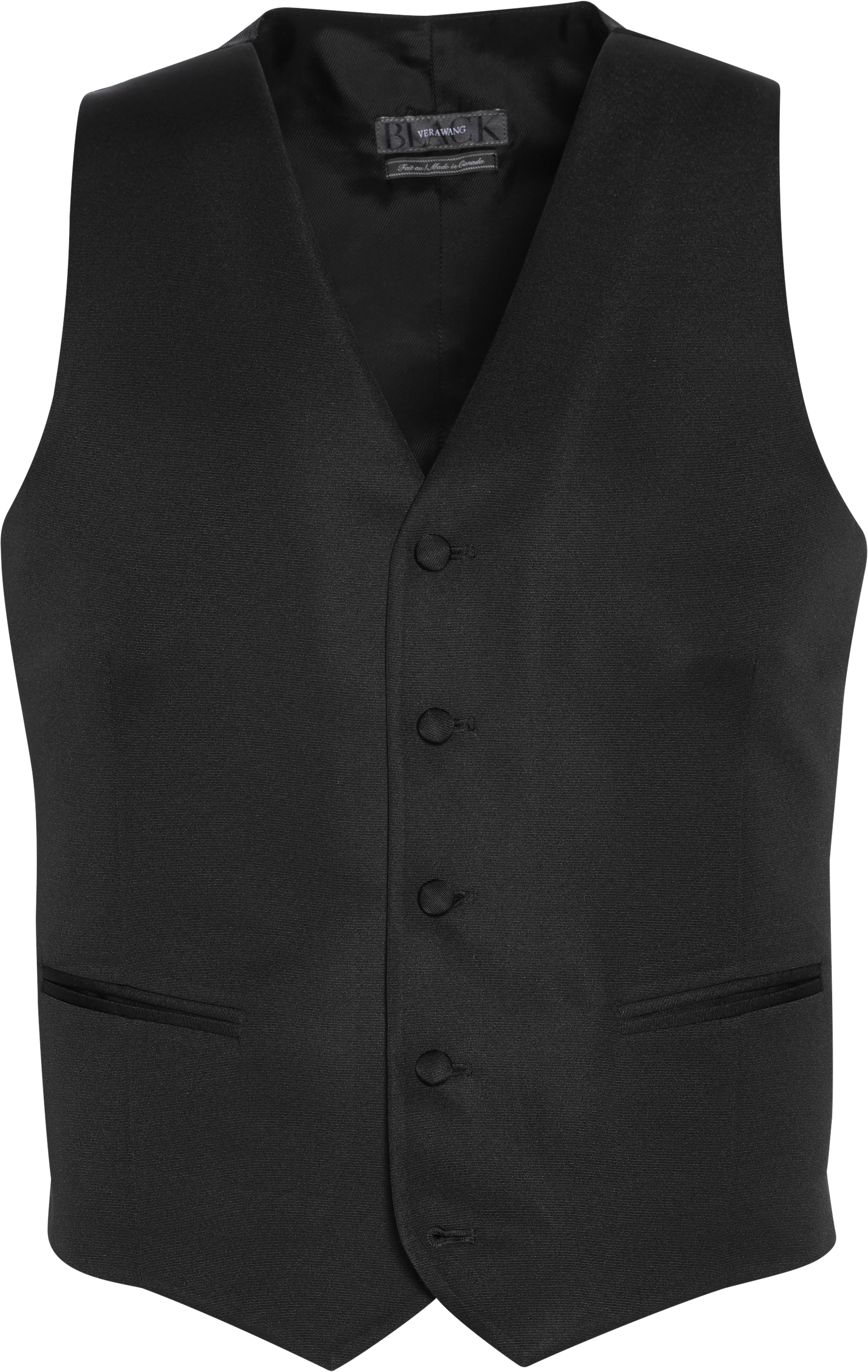 Ultimo Men's Plus Size Plain Vest (Black)