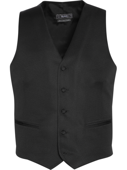 Black tuxedo vest mens cheap