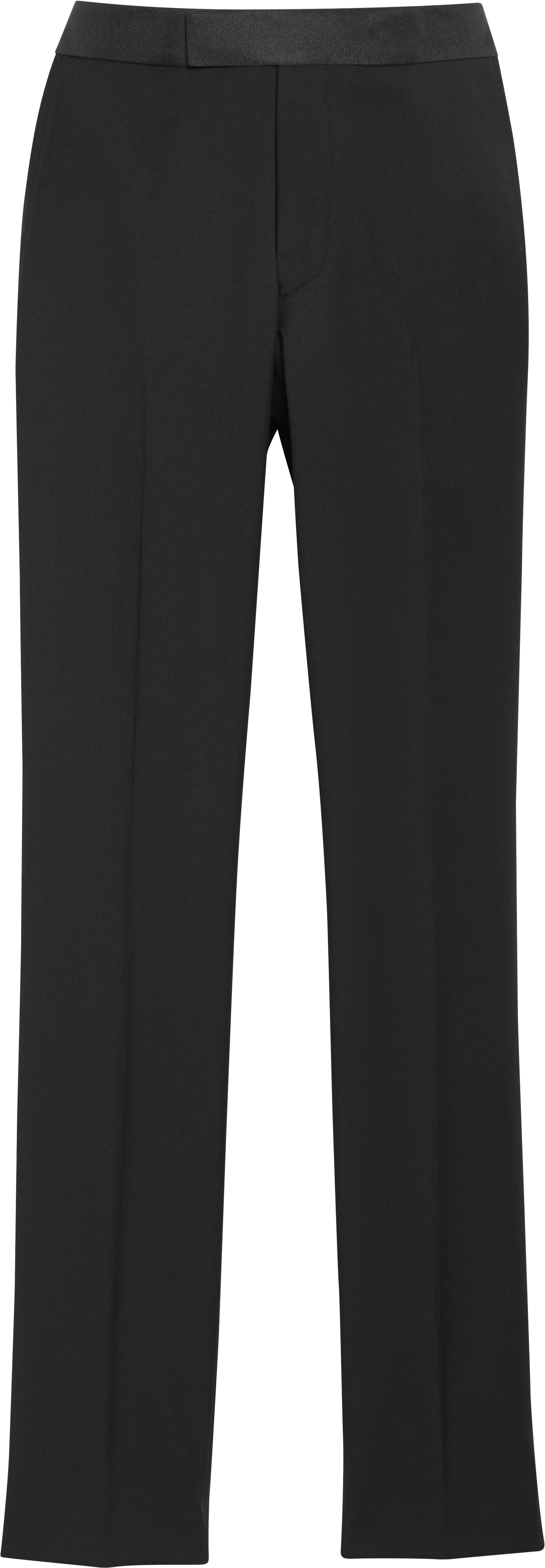 Men's 1818 Black Pleat-Front Tuxedo Pants