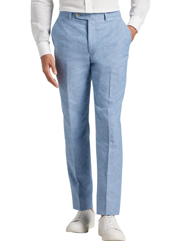 Men's Linen-Blend Pull-On Pant, Men's Clearance