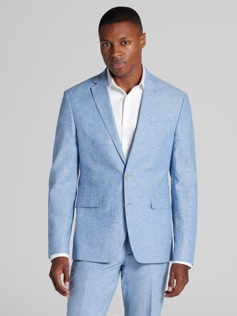 Joe Joseph Abboud Slim Fit Linen Blend Suit Separates Vest Men's Suits & Separates Moores