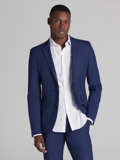 Navy blue suit clearance separates