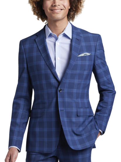 Plaid suit coat sale