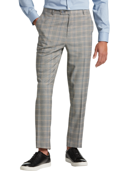 Paisley & Gray Slim Fit Suit Separates Plaid Pants | Men's | Moores Clothing