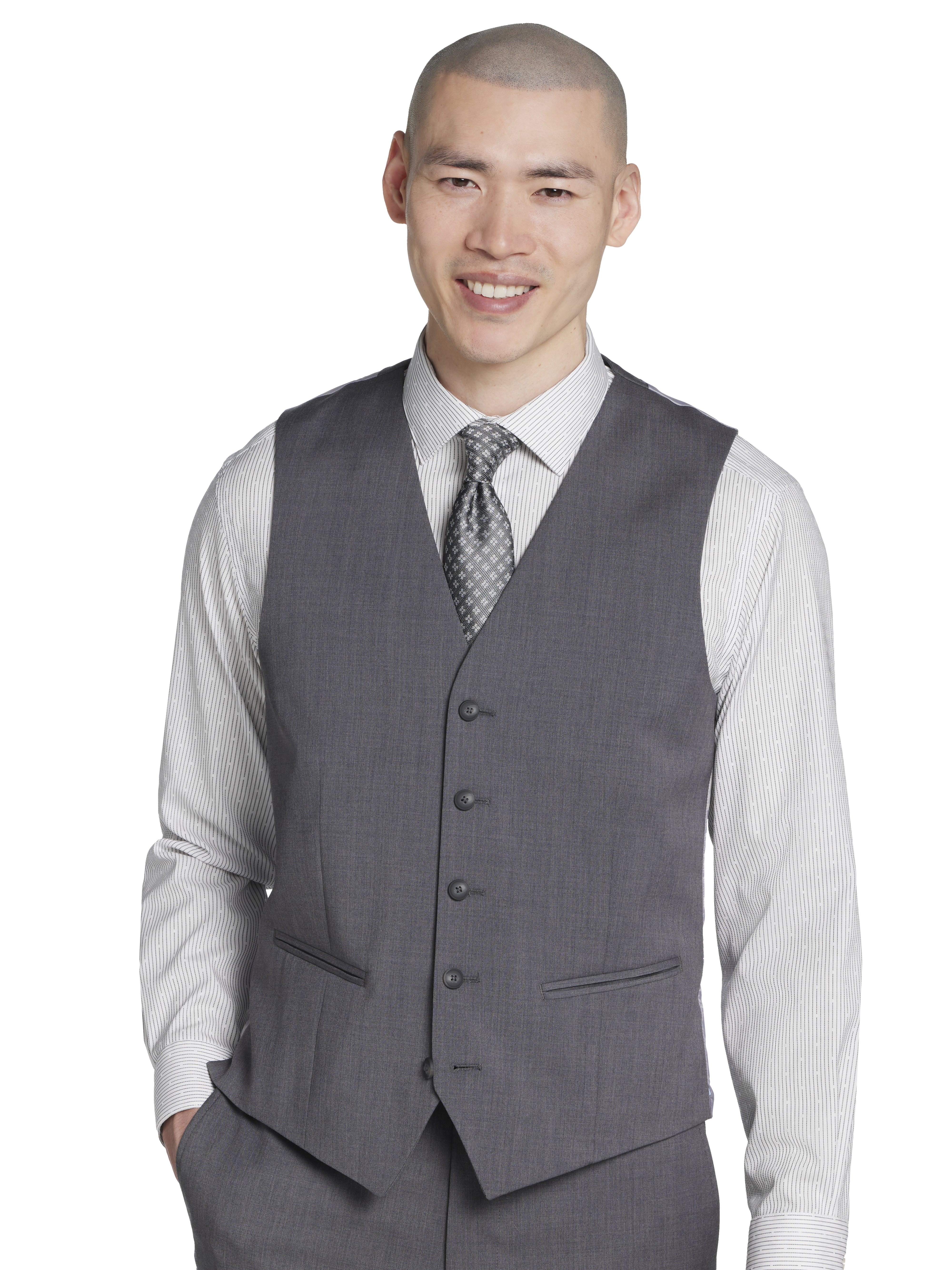 V 新品　BRIEFING　MENS FINE VEST KECK MERINO