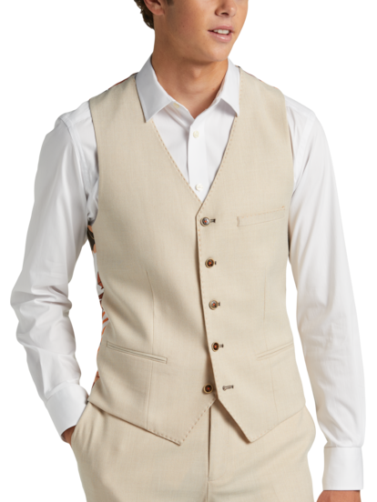 Paisley Gray Slim Fit Suit Separates Vest Men s Moores Clothing