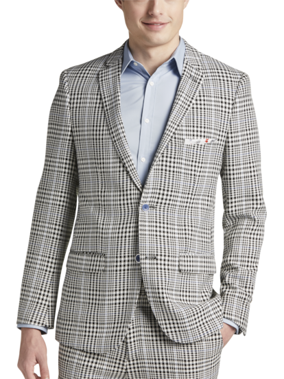 Paisley & Gray Slim Fit Plaid Suit Separates, Men's