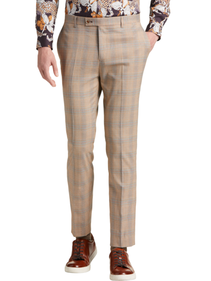 Plaid khaki new arrivals pants