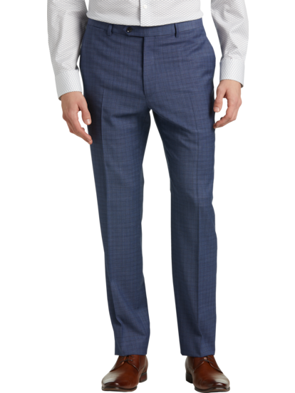 Tommy Hilfiger Men's Modern-Fit Stretch Dress Pants 38 x 30 Navy