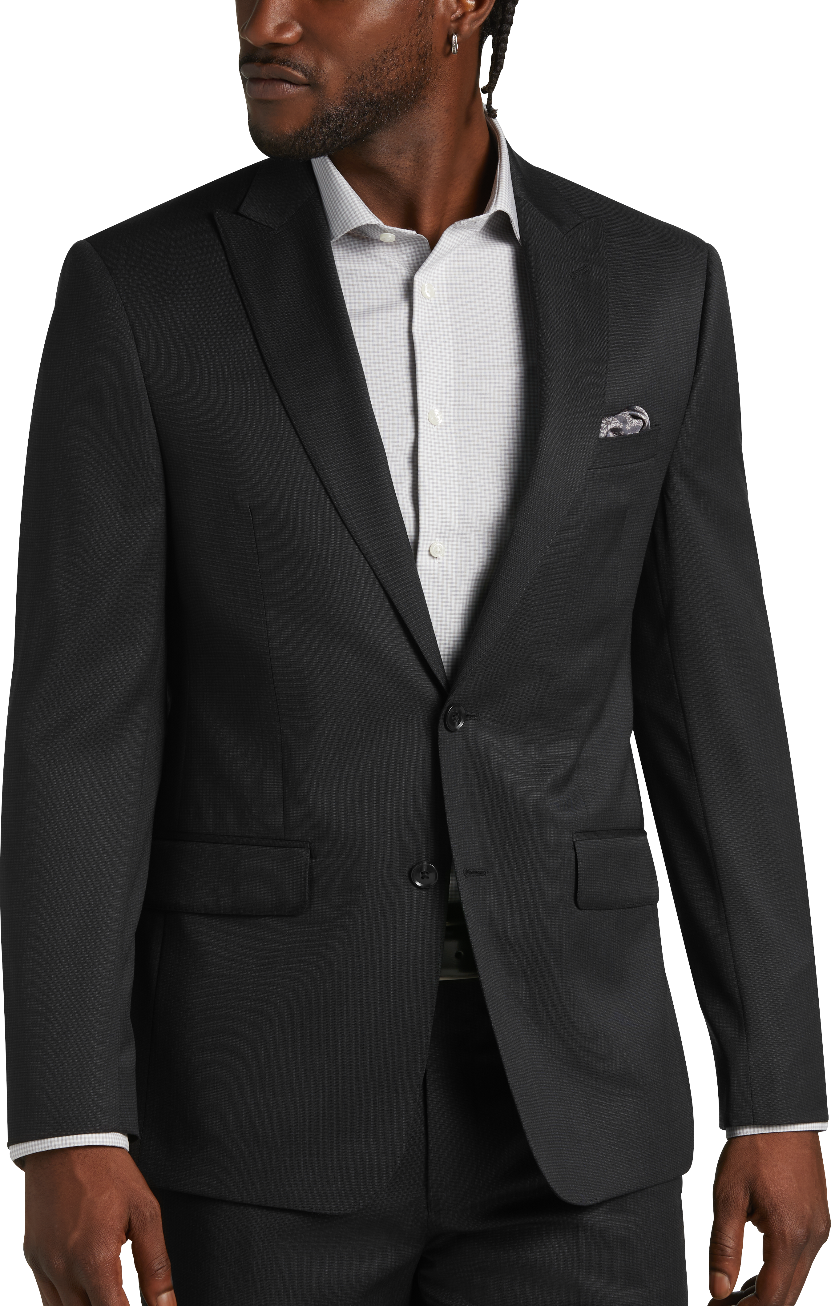 Calvin klein light gray suit top