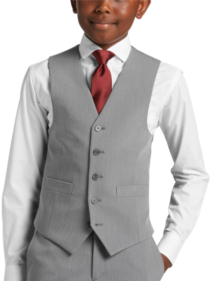 Gray vest for boys clearance