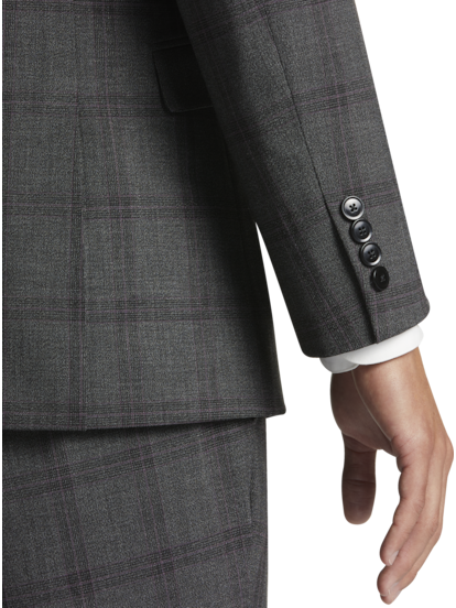 Egara charcoal slim fit topcoat best sale