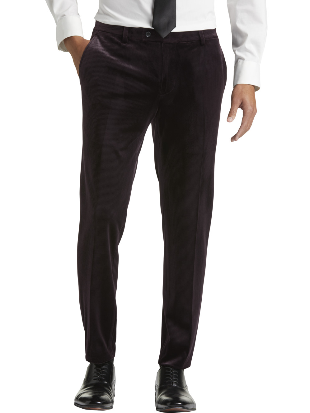 Egara Skinny Fit Suit Separates Corduroy Pants 