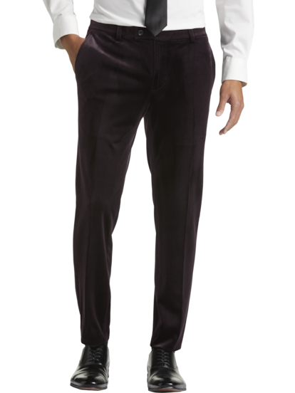 Egara Skinny Fit Suit Separates Corduroy Pants, Men's Pants