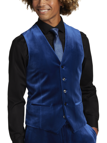 Egara Skinny Fit Suit Separates Corduroy Vest | Men's Suits