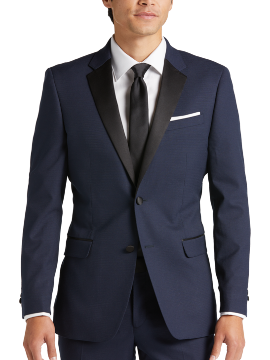 Egara Skinny Fit Suit Separates Tuxedo Jacket | Men's | Moores Clothing