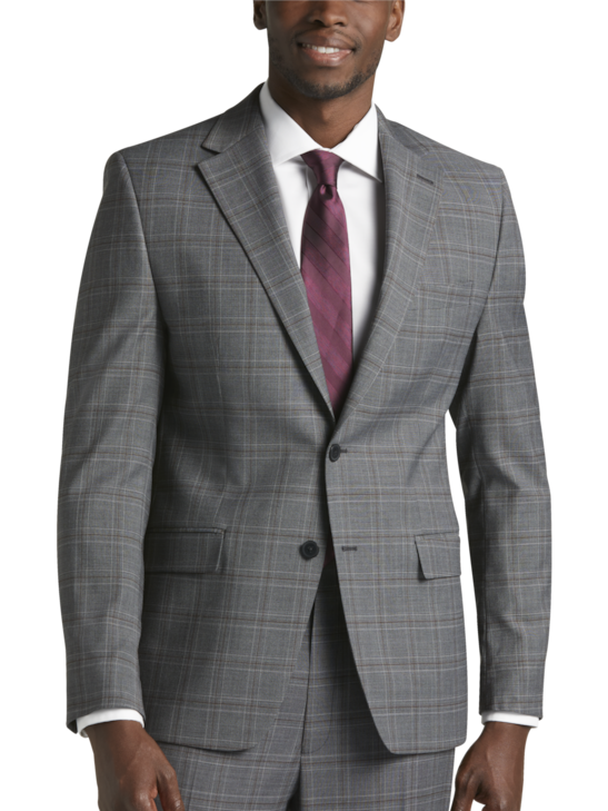 Michael Strahan Classic Fit Plaid Suit Separates Jacket Mens Suits And Separates Moores Clothing 