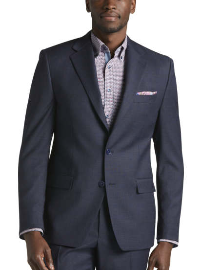 Straight-fit suit jacket