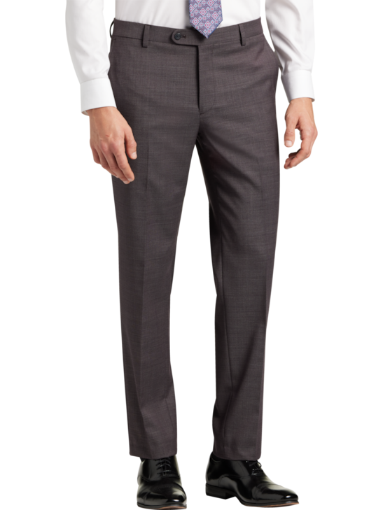 Joe Joseph Abboud Slim Fit Sharkskin Suit Separates Pants | Men's Pants ...