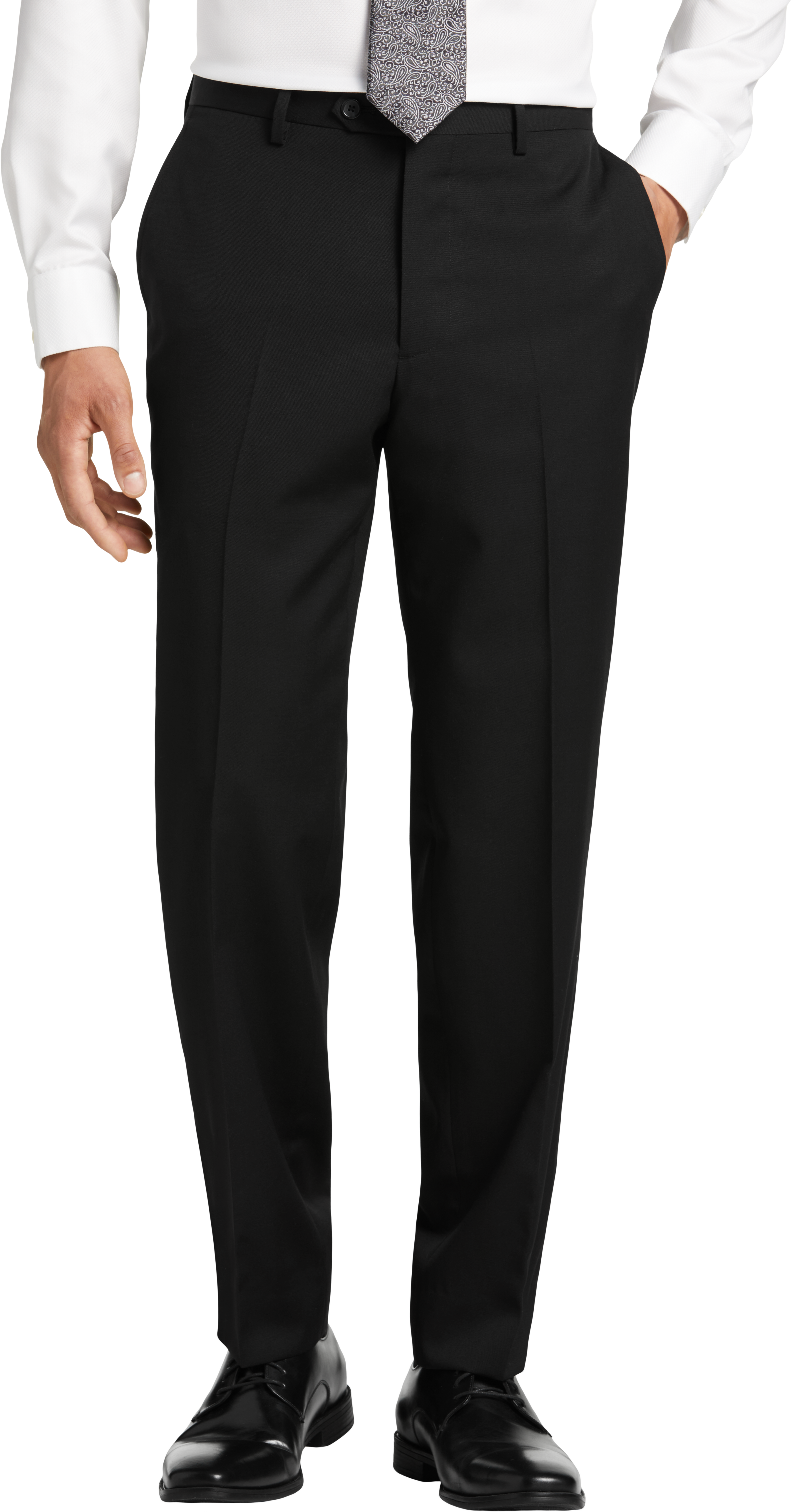 Pronto Uomo Platinum Wool Modern Fit Suit Pants | Men's Pants