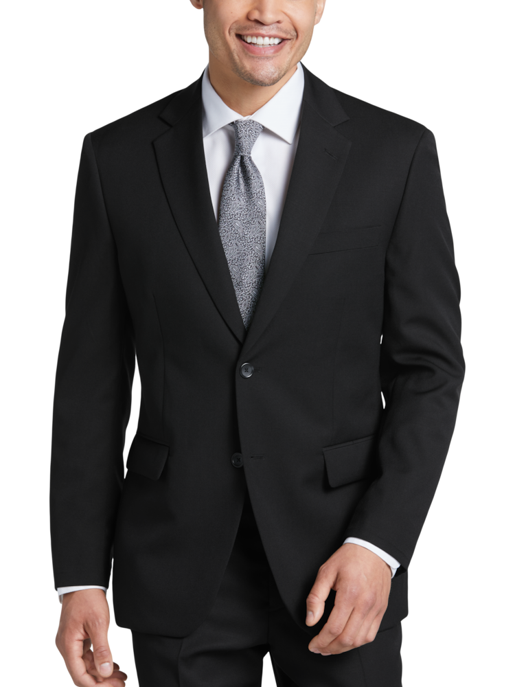 Black hipster suit with matched vest