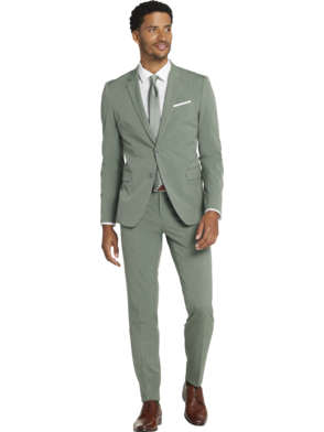 Suit jacket Kasper Grey size 14-16 US in Polyester - 38722994