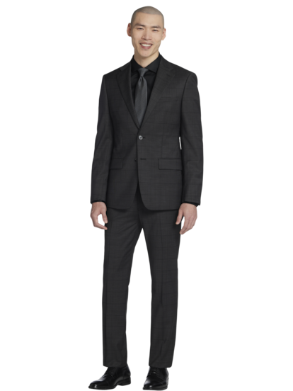 Calvin Klein Extreme Slim Fit Windowpane Suit Jacket Men's