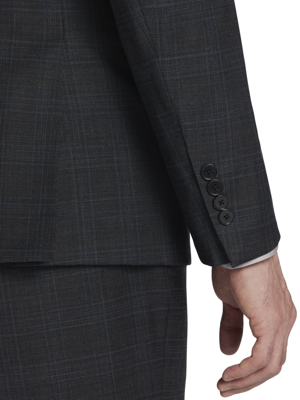 Calvin Klein Extreme Slim Fit Plaid Suit Separates Jacket Men's Suits