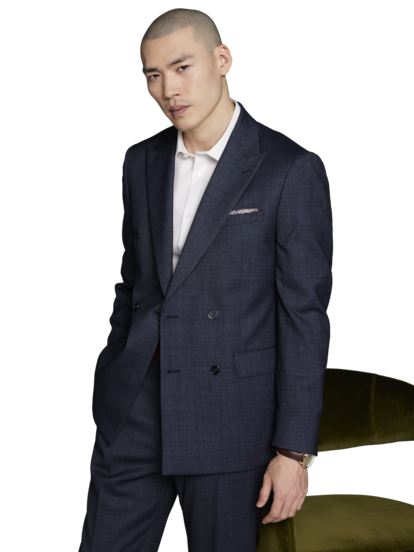 お見舞い Slim Klein Calvin Fit Men's | Jacket Suit Blend Wool ジャケット・アウター