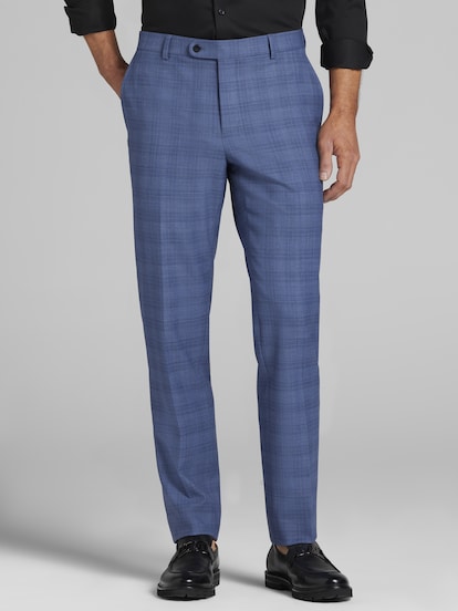 Joe Joseph Abboud Slim Fit Suit Plaid Pants Men's Pants Moores