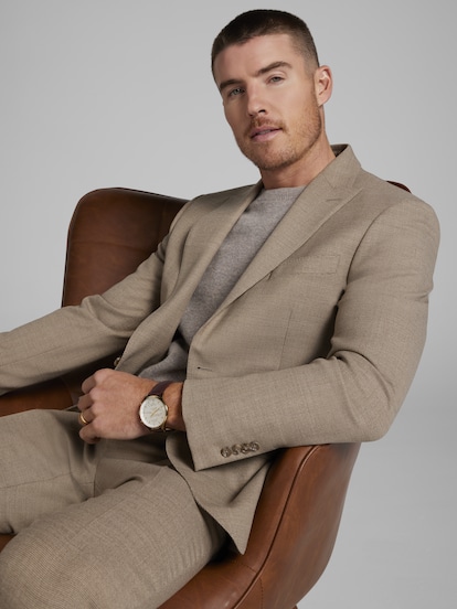 Joe Joseph Abboud Veston De Complet Texturé À Coupe Ajustée