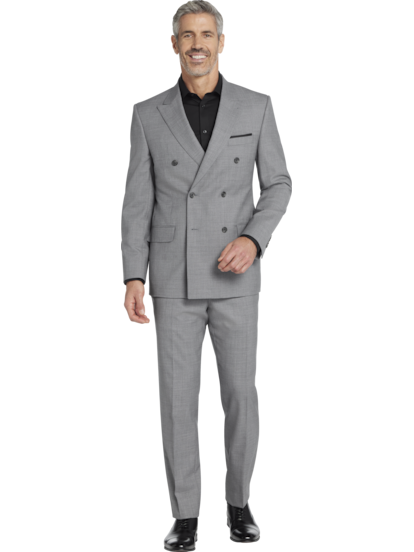 JOE Joseph Abboud Double Breasted Modern Fit Suit