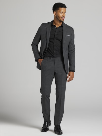 Wilke rodriguez Slim Fit Check Suit Men s Suits Separates Moores Clothing