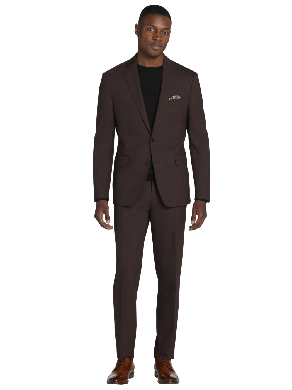 Joseph Abboud 12599 70% Tropical Worsted Wool/ 30% Polyester Boy's Suit - Sharkskin - Gray main image 0