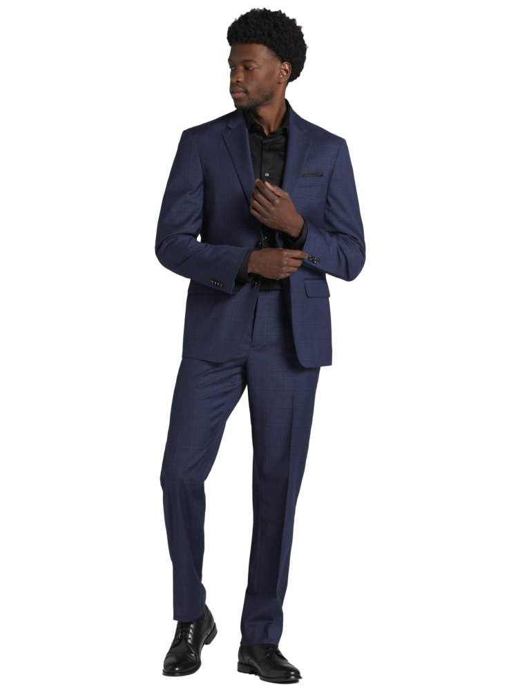 Windowpane Suits Separates for Men Suits Moores Clothing