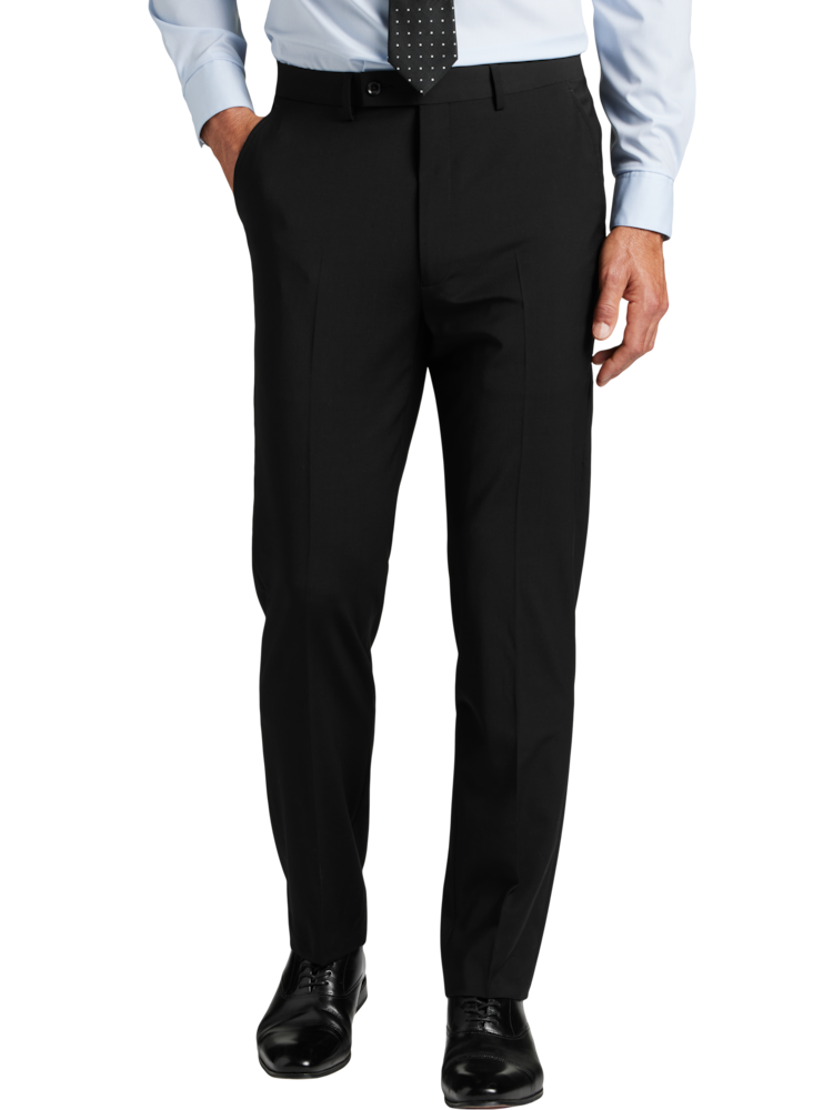 Calvin Klein Men's Skinny Fit Stretch Dress Pant, Black, 2930 at   Men's Clothing store