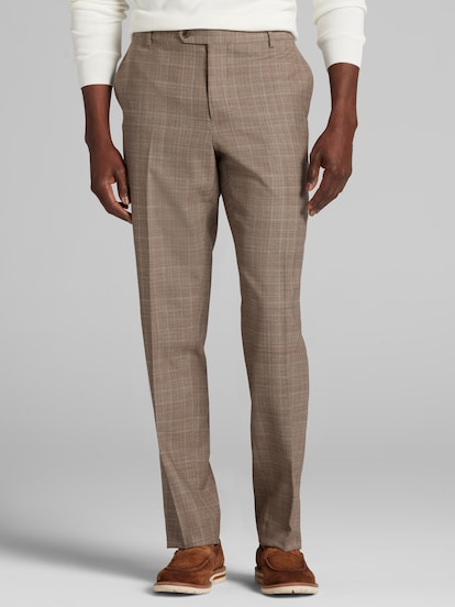 Joseph Abboud Classic Fit Suit Plaid Pants Men's Pants Moores