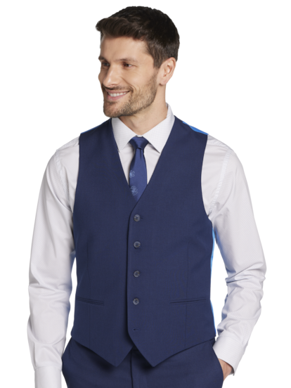 Blue vest top sale