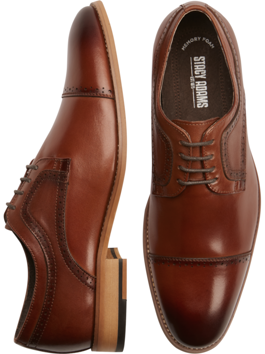 Stacy Adams Dickinson Cap Toe Oxfords | Men's Shoes | Moores Clothing