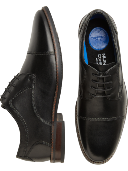 Nunn bush black dress shoes sale