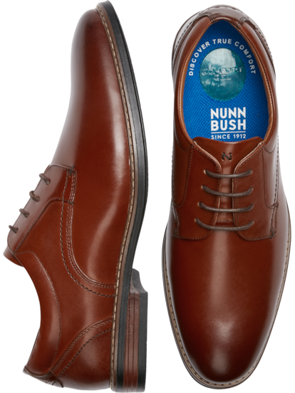 Nunn Bush Centro Flex Plain Toe Oxfords Men s Shoes Moores Clothing