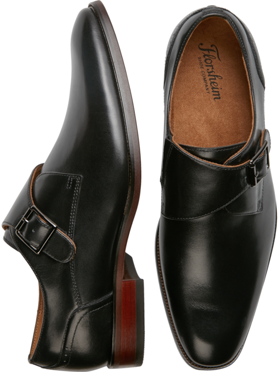Florsheim Roseto Plain Toe Monk Strap Dress Shoes | Men's | Moores Clothing